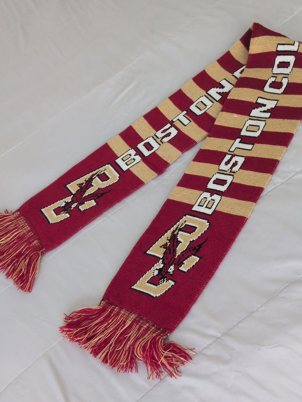 Boston College Striped Soccer Scarf